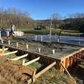 andrew watkins custom home building design build bath county millboro virginia va foundation slab concrete