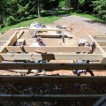 andrew watkins custom home building design build hot springs bath county virginia porch floor framing