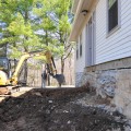 andrew watkins custom home building design build hot springs bath county virginia excavate demolition patio