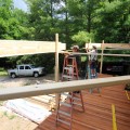 andrew watkins custom home building design build hot springs virginia porch beam framing