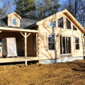 log cabin, exterior, porches