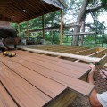 andrew watkins custom home building design build hot springs bath county virginia Trex tiki torch decking