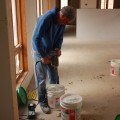 custom home, interior, sheetrock finishing