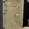andrew watkins custom home building design build hot springs bath county virginia interior bathroom tile frameless shower door