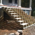 andrew watkins custom home building design build exterior stairs hot springs virginia
