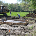 andrew watkins custom homebuilding home building bath county virginia va foundation drainage excavation
